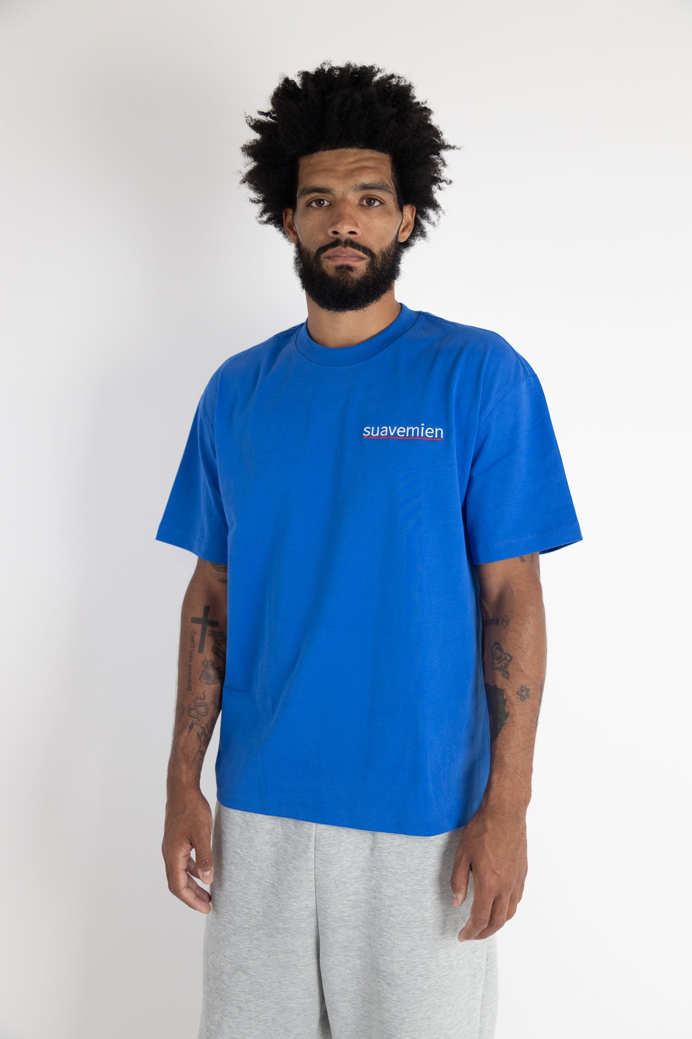 Suavemien Royal Blue/White T-Shirt