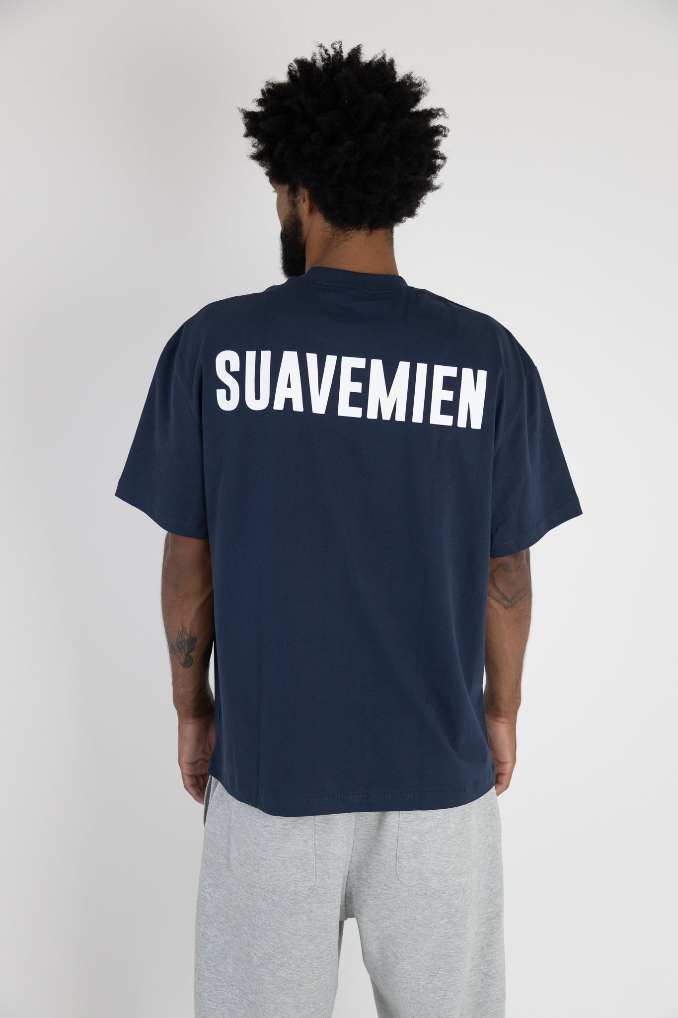 Suavemien Navy/White T-Shirt