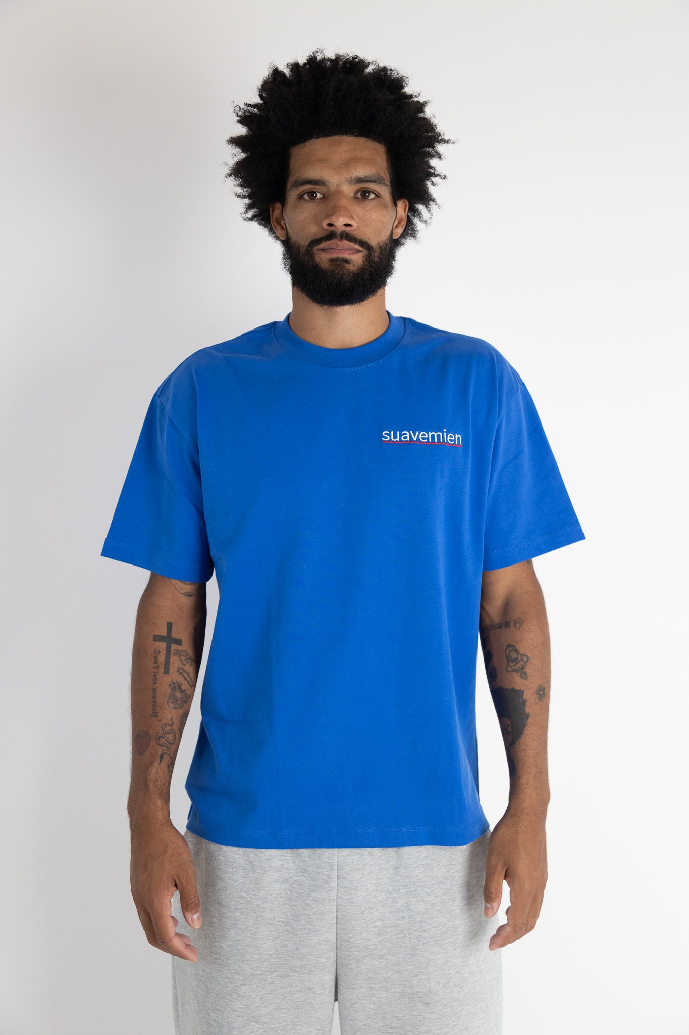 Suavemien Royal Blue/White T-Shirt