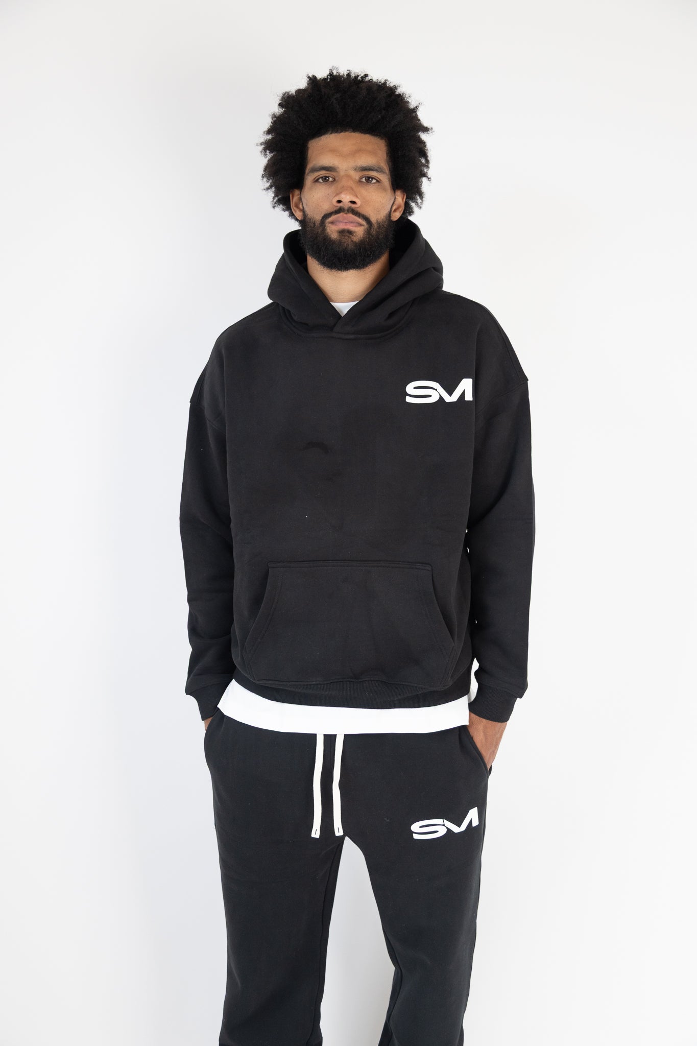 Suavemien Black “SM” Tracksuit