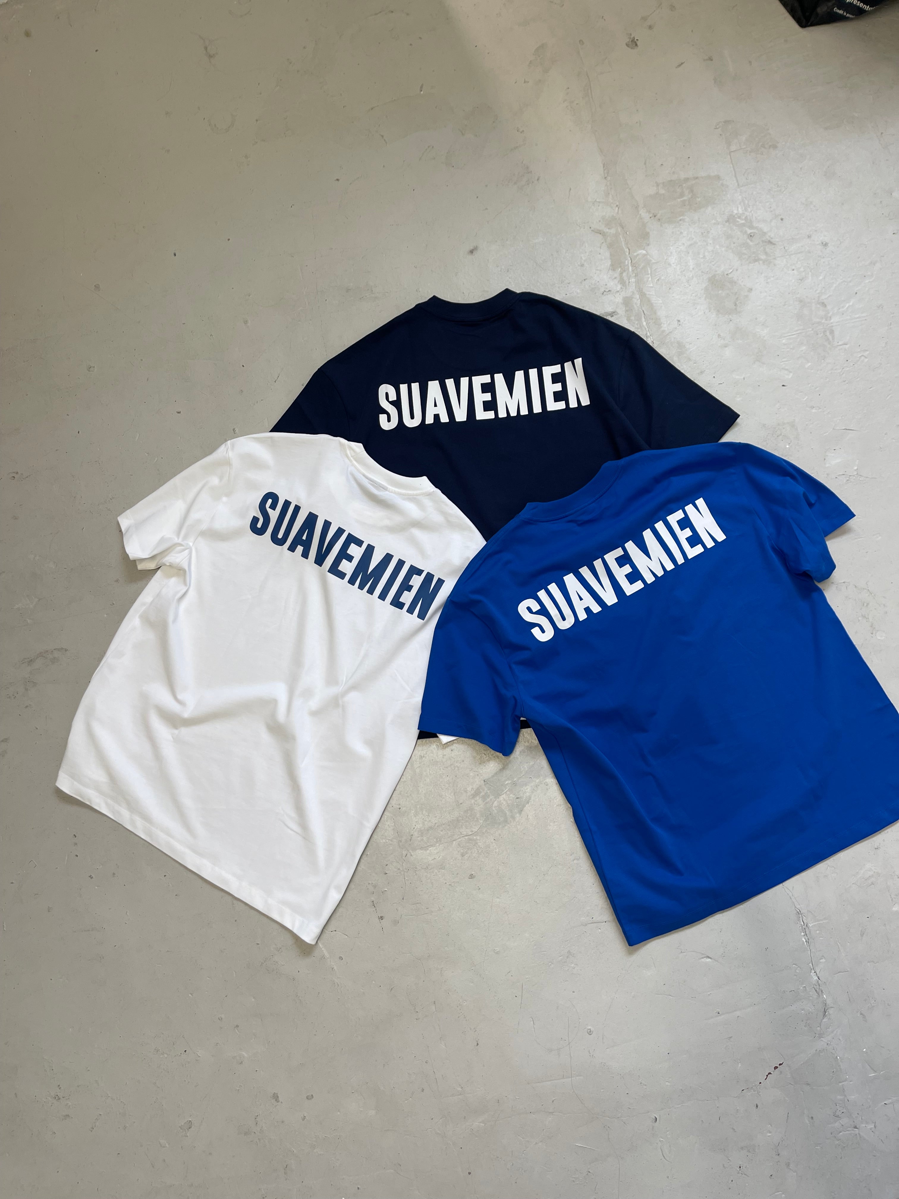Suavemien Royal Blue/White T-Shirt