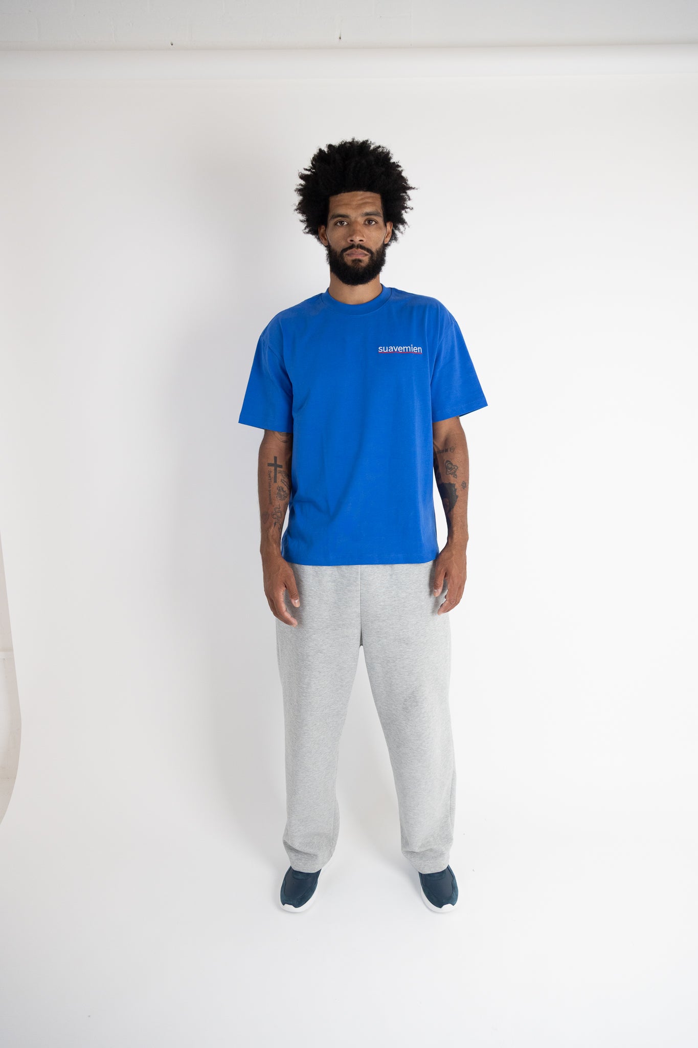 Suavemien Royal Blue/White T-Shirt