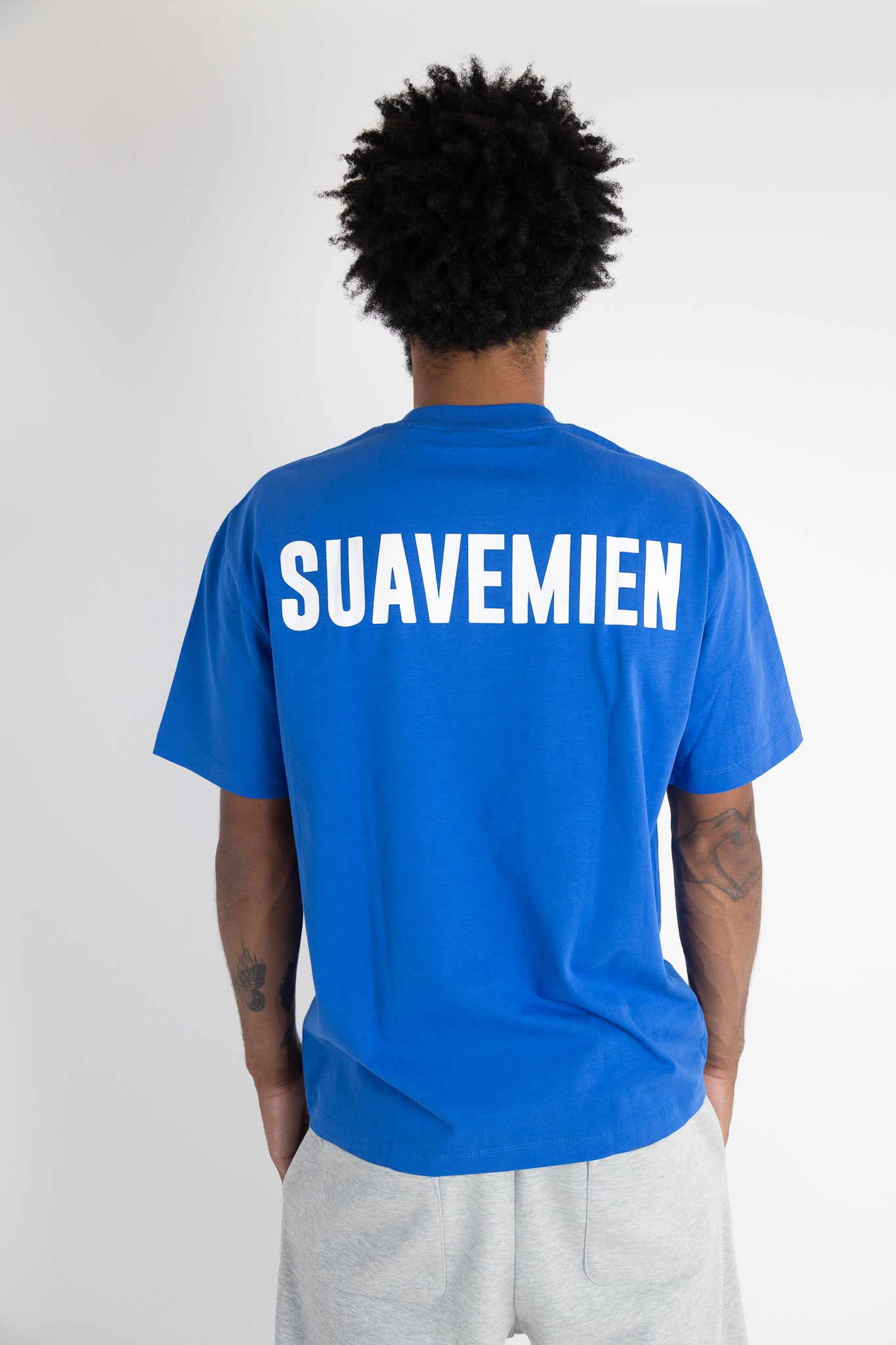 Suavemien Royal Blue/White T-Shirt